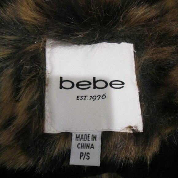 Vintage Bebe Leopard Print Faux Fur Capelet - Picture 6 of 8